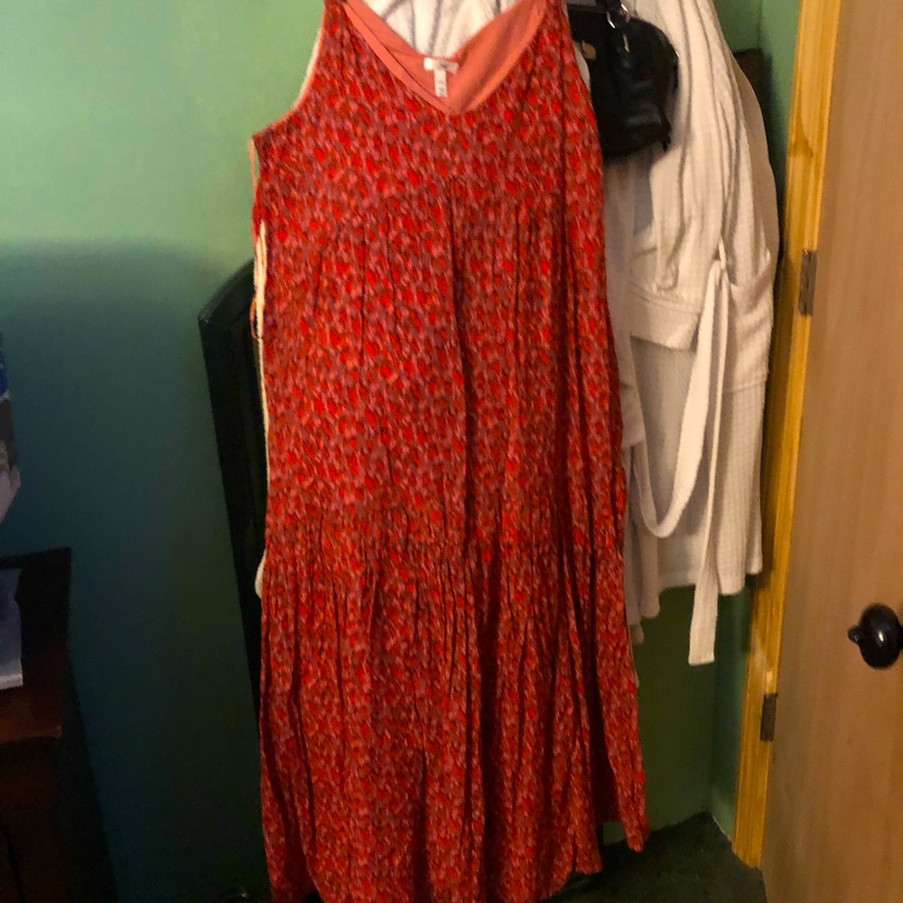 Joie Sleeveless Maxi Dress NWT 100 % Cotton Fully lined